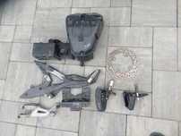 Kawasaki er6  crash pady set tarcza airbox er6n er6f n