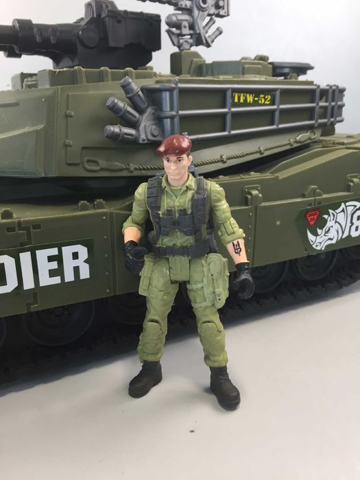 Conjunto de Brinquedos Chap Mei – TANK + Soldado + Pistola