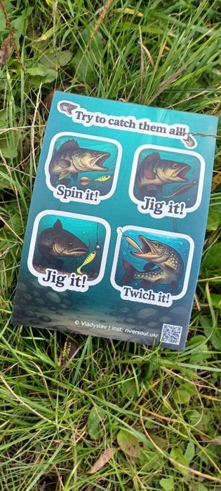 Стікерпак для риболовів