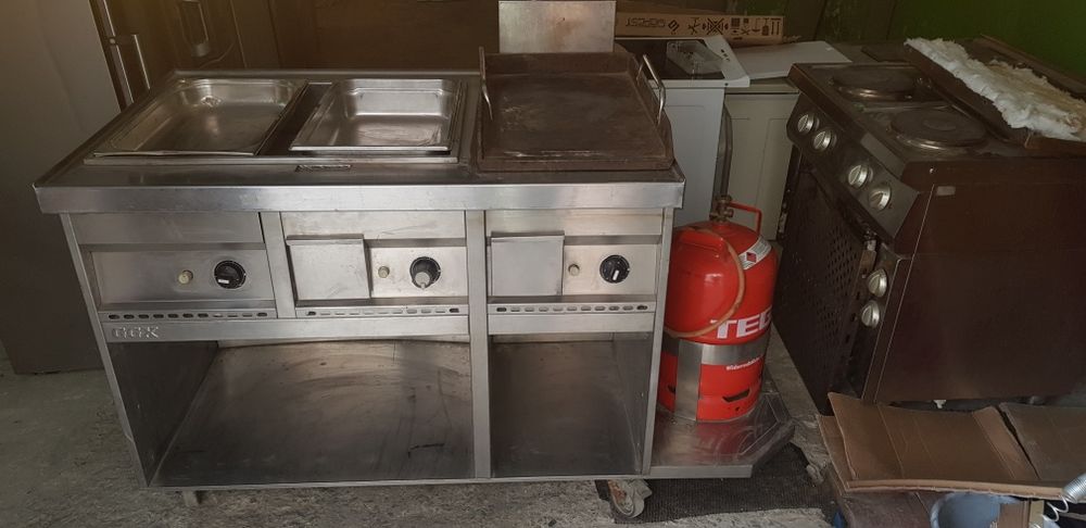 Газовий гриль плита  работает от балона