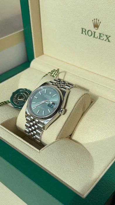 Rolex Datejust 36 mm Mint Green Jubilee NOWY – niedostępna rzadkość