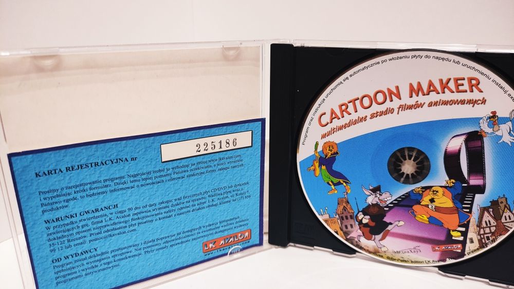Cartoon Maker multimedialne studio filmów animowanych PL PC