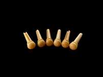 Pins em osso de camelo envelhecido Guitarra Folk