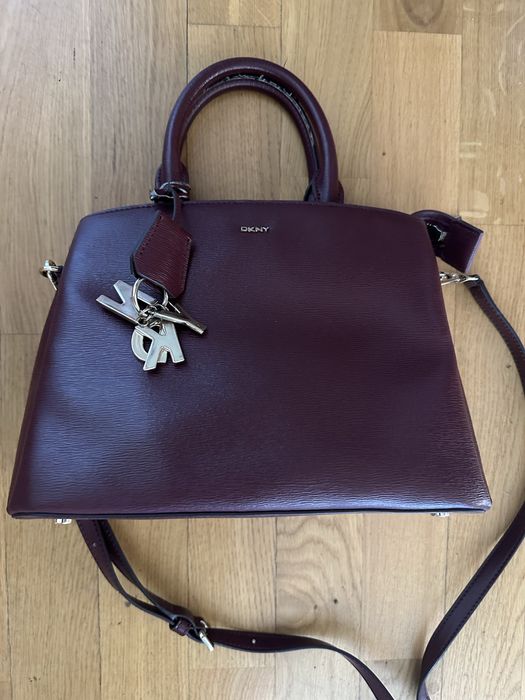 Сумка екошкіра  бордо  фірмова DNKR