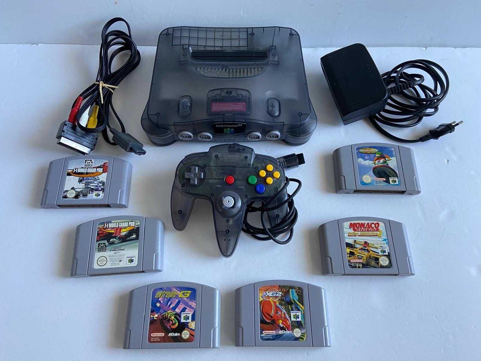 Consola PAL Nintendo 64 Smoke Grey - Funtastic Edition