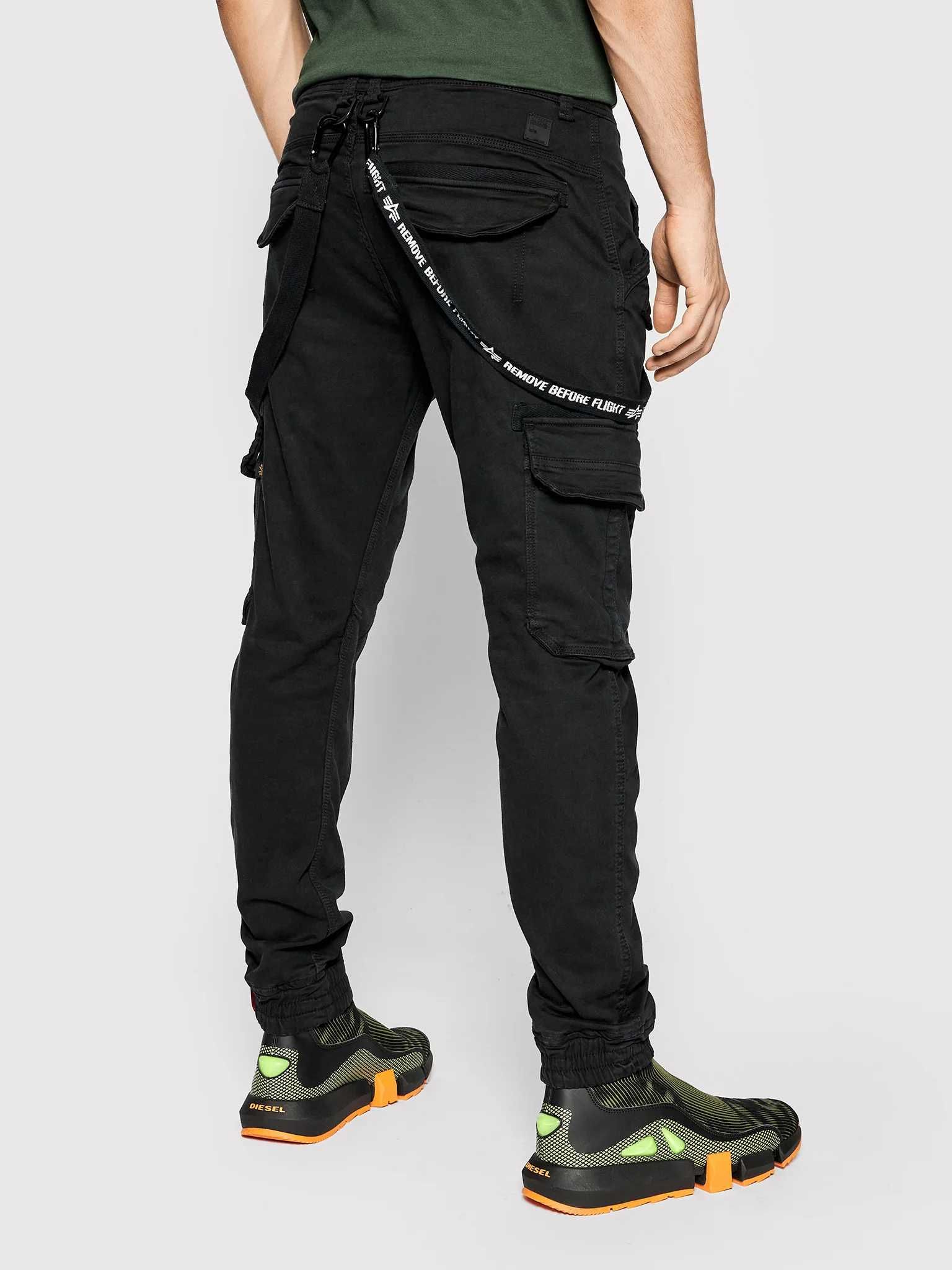 Alpha Industries Spodnie Utility 128202 czarne