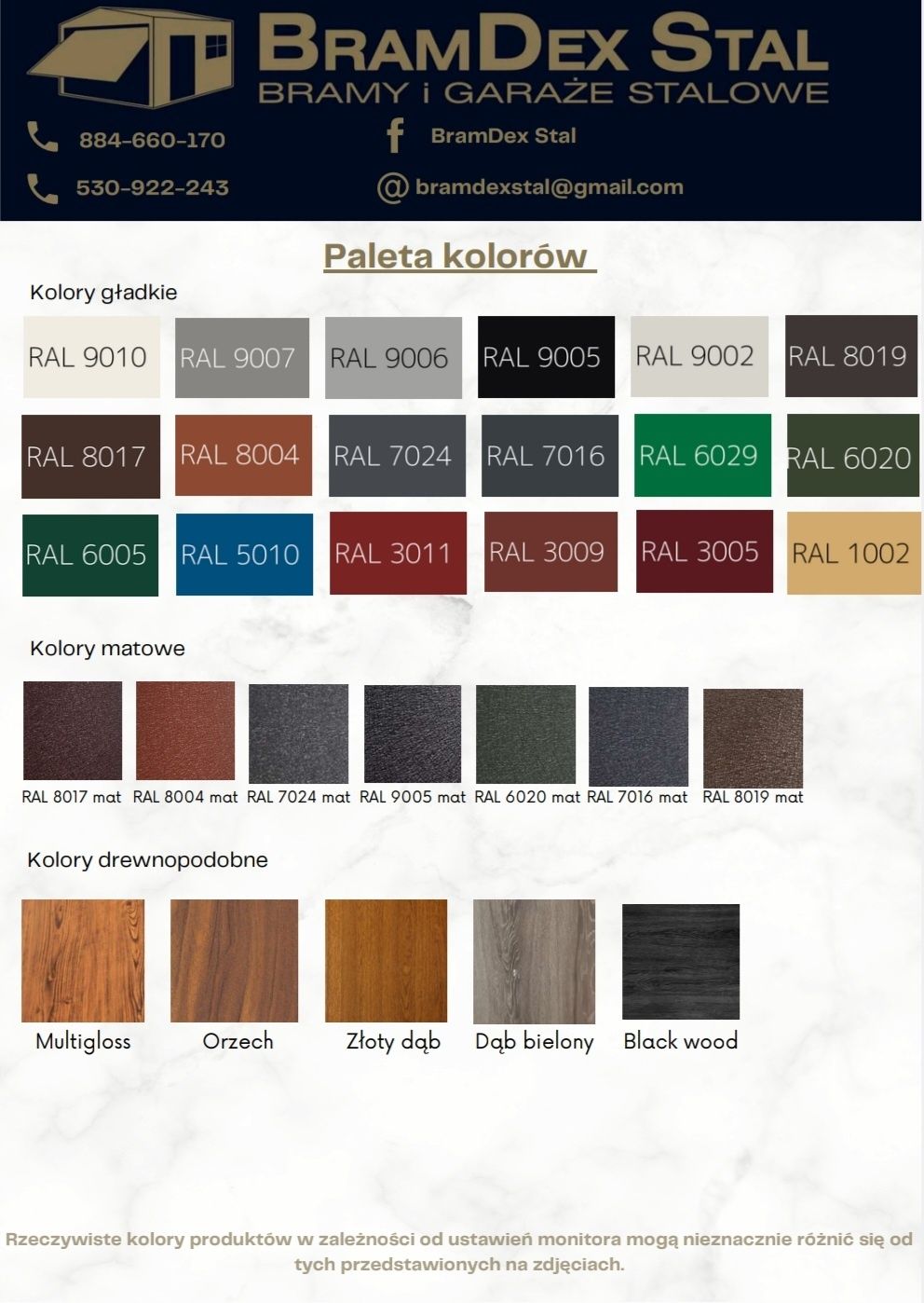 Bramy garażowe KAŻDY WYMIAR