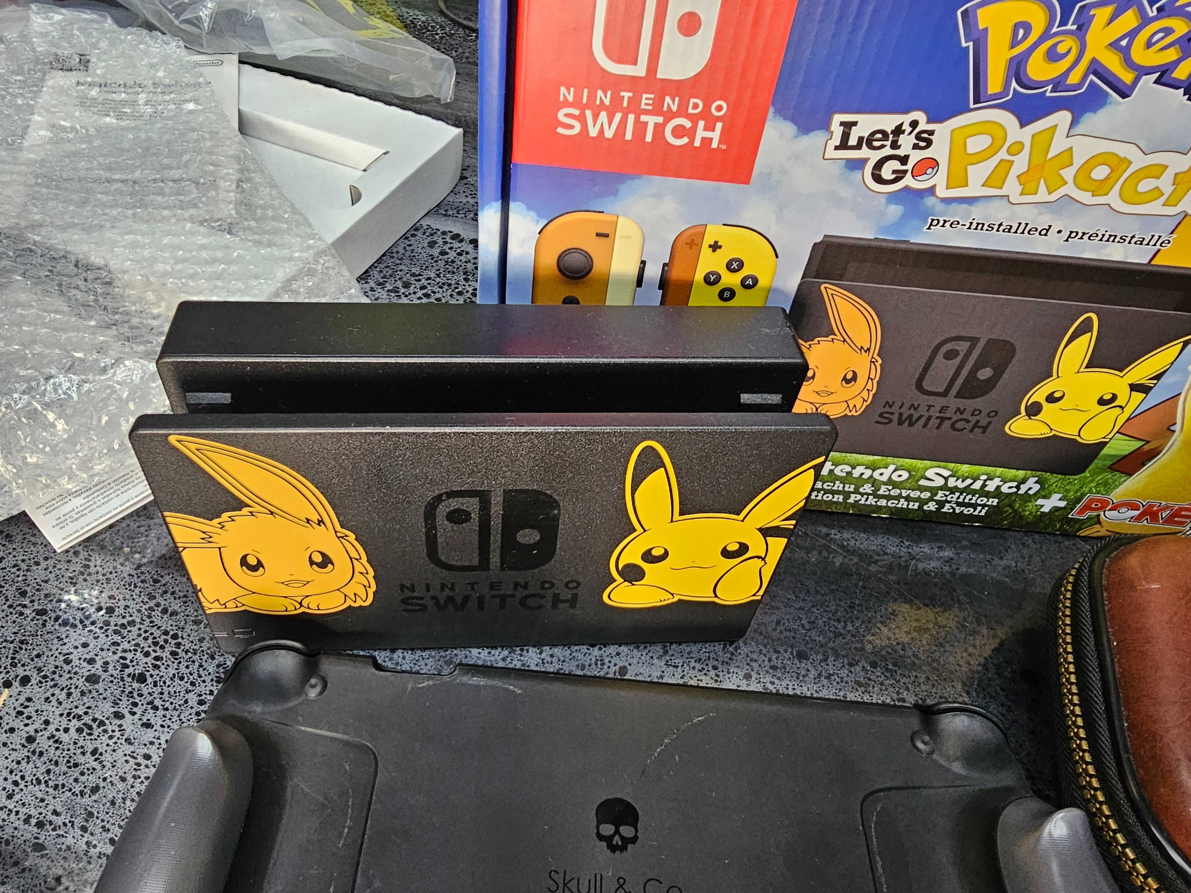 Limitowana Konsola Nintendo Switch Pikachu & Eevee Edition 2 pokrowce