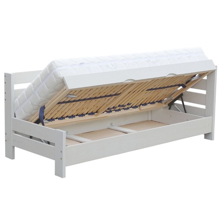 otwierane z boku łóżko z regulacją w zagłówku i podnóżku ENTER 100x200