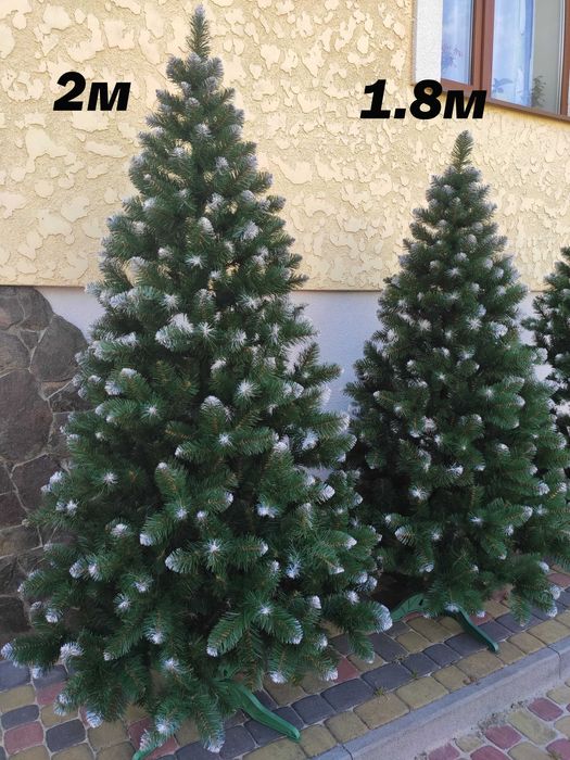 РОЗПРОДАЖ‼️ Штучна ялинка 1.0-2.5м засніжена зелена
