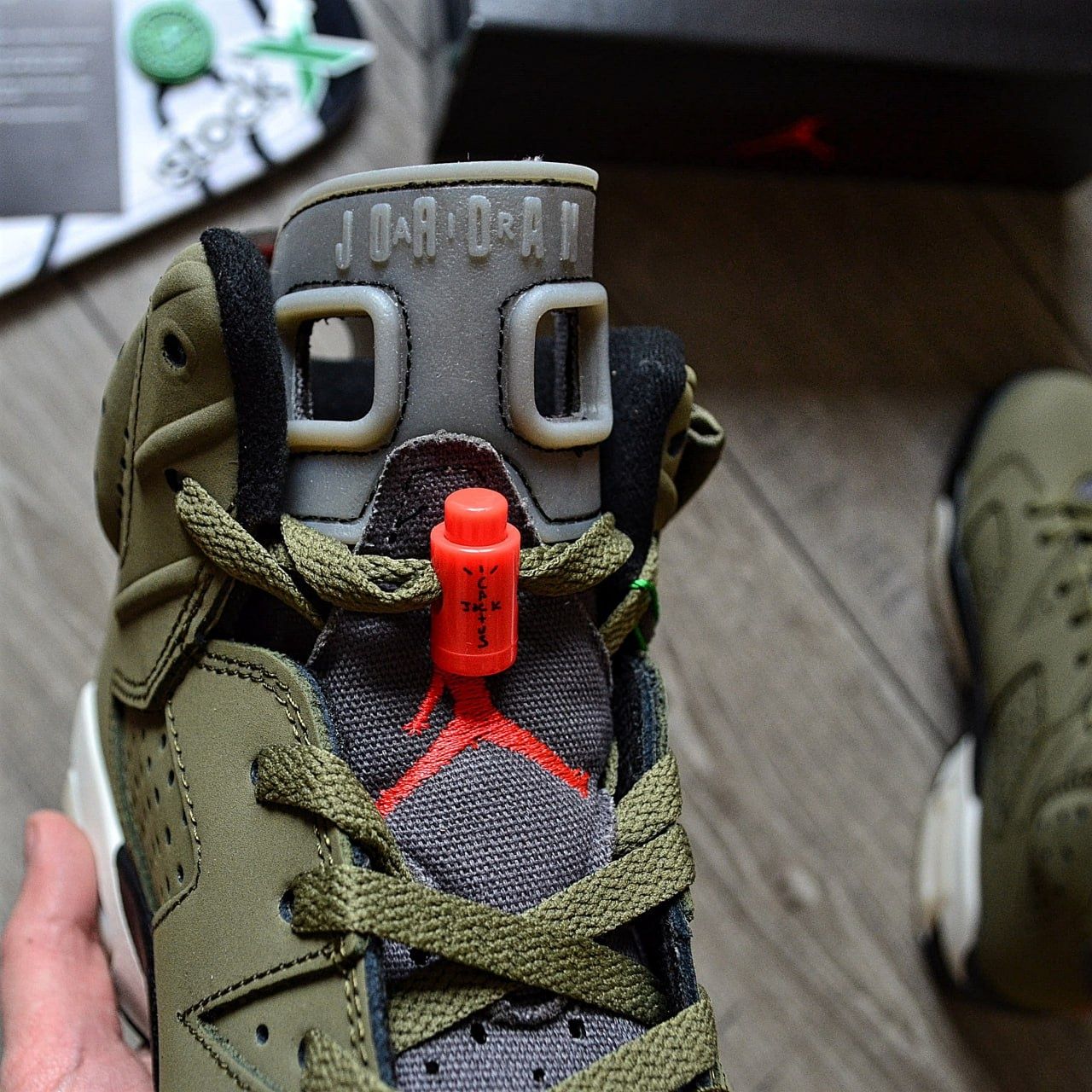 Travis Scott x Air Jordan 6 Retro GS 'Olive'