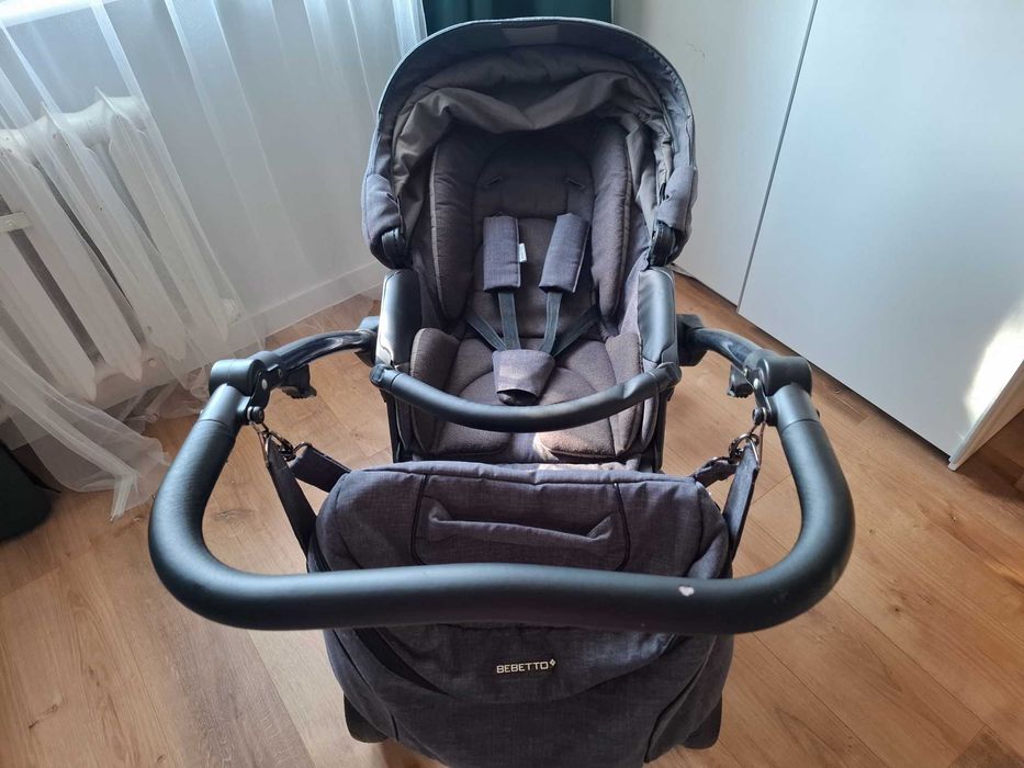 Wózek gondola+spacerówka 2w1 Bebetto Tito Premium Class