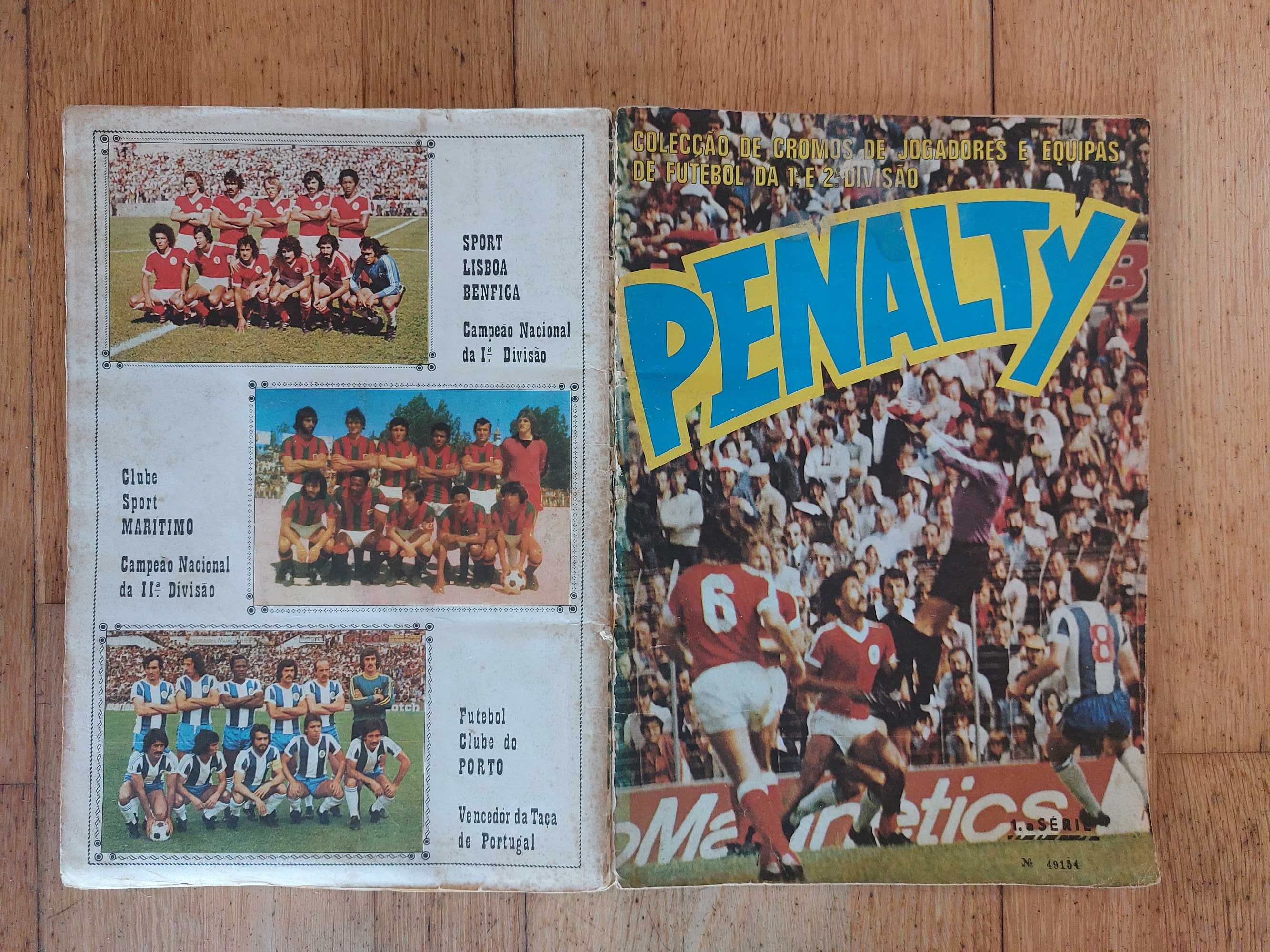 Caderneta de cromos "Penalty 1977-78" - Completa