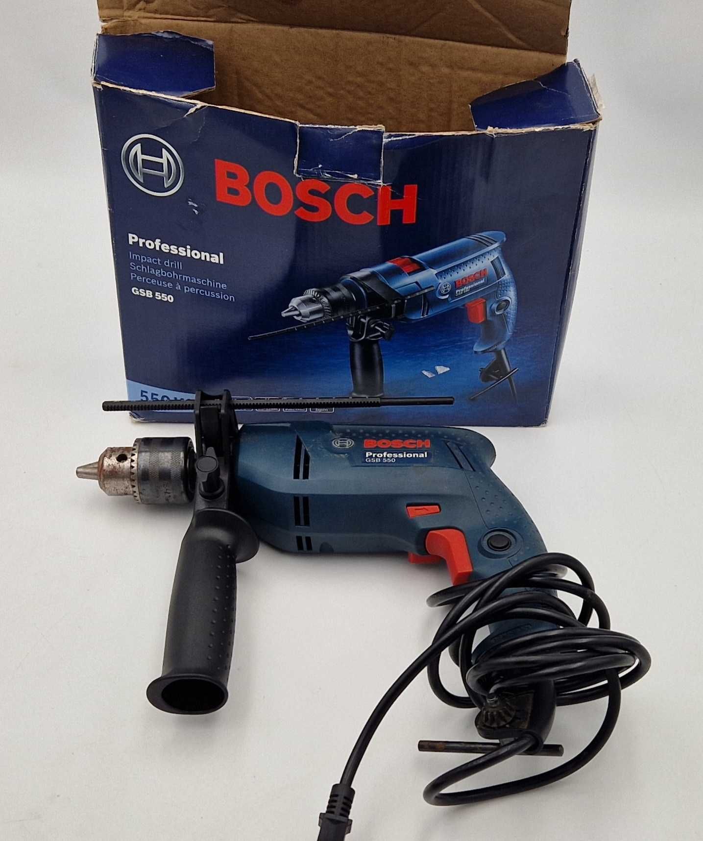 Wiertarka Udarowa Bosch GSB 550. 550W Uchwyt Stan BDB \Fajne OKAZJE