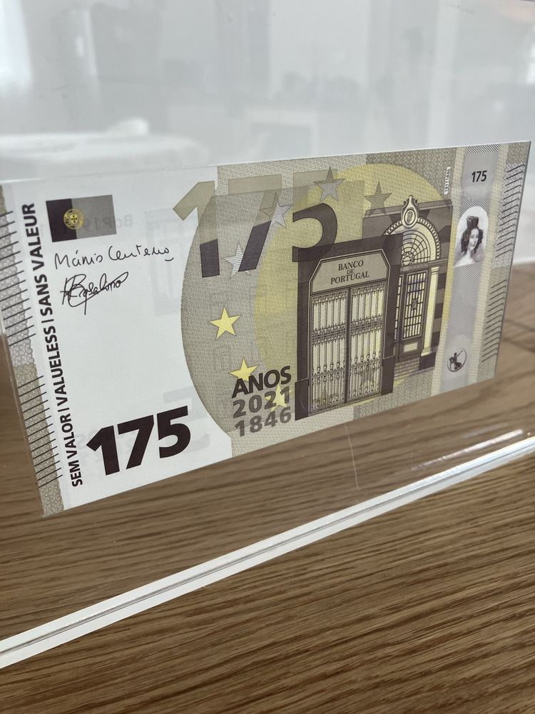 Nota 175 Comemorativa Euro