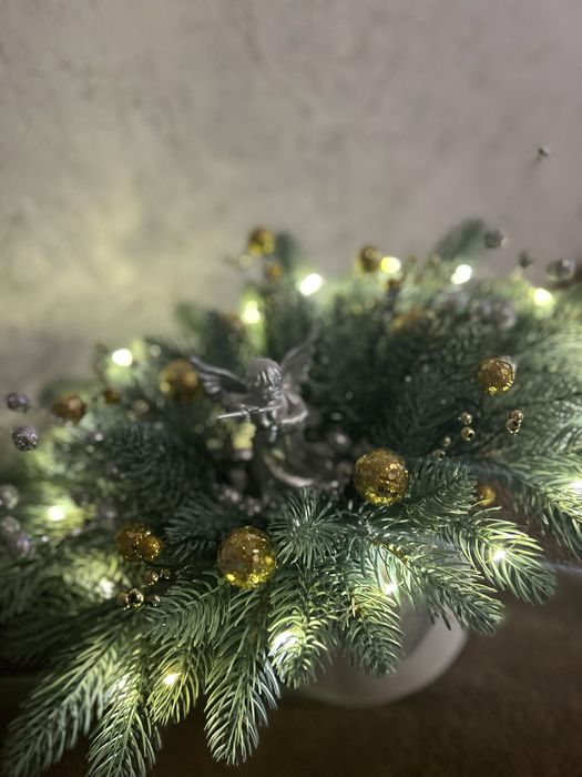 Новорічний букет з підсвіткою