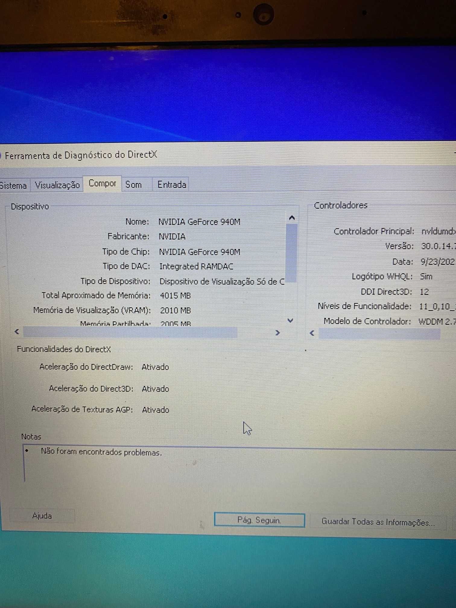 PC HP Envy 15 i7 4GB Ram SSD