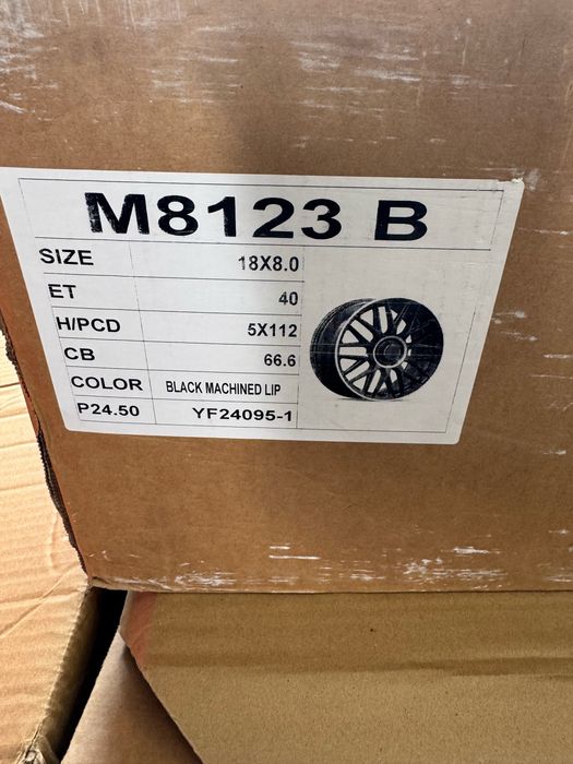 Jantes 18x8.0 5/112 et40 mercedes.