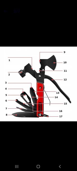 Мультітул мультитул мультиінструмент з сокирою