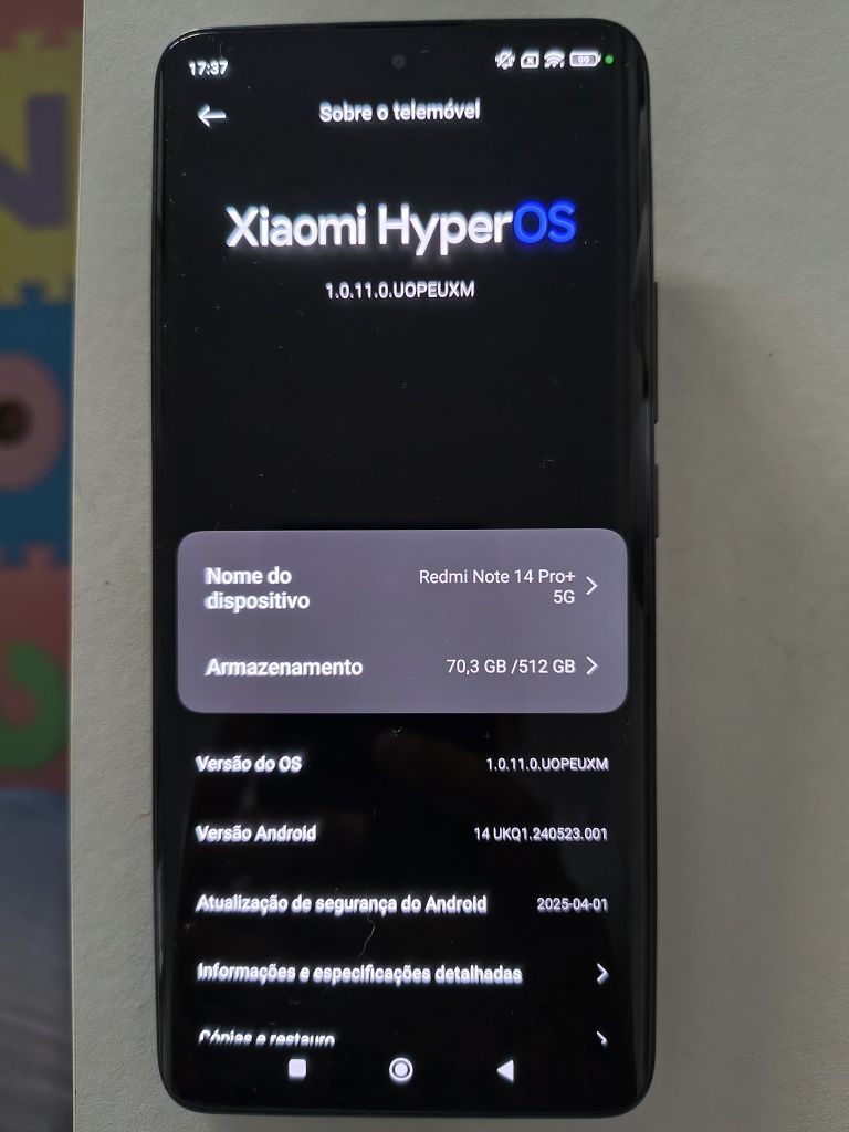 Xiaomi Redmi note 14 Pro+ 5G