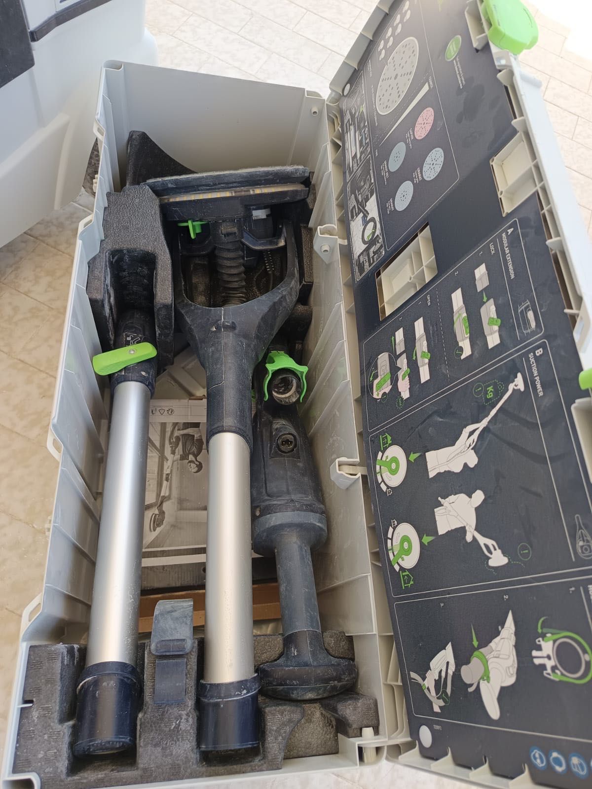 Lixadeira e Aspirador da Festool