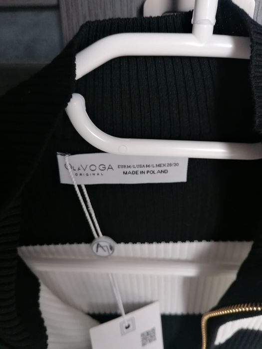 Sukienka OLAVOGA DIANA 2023 czerń/ecru