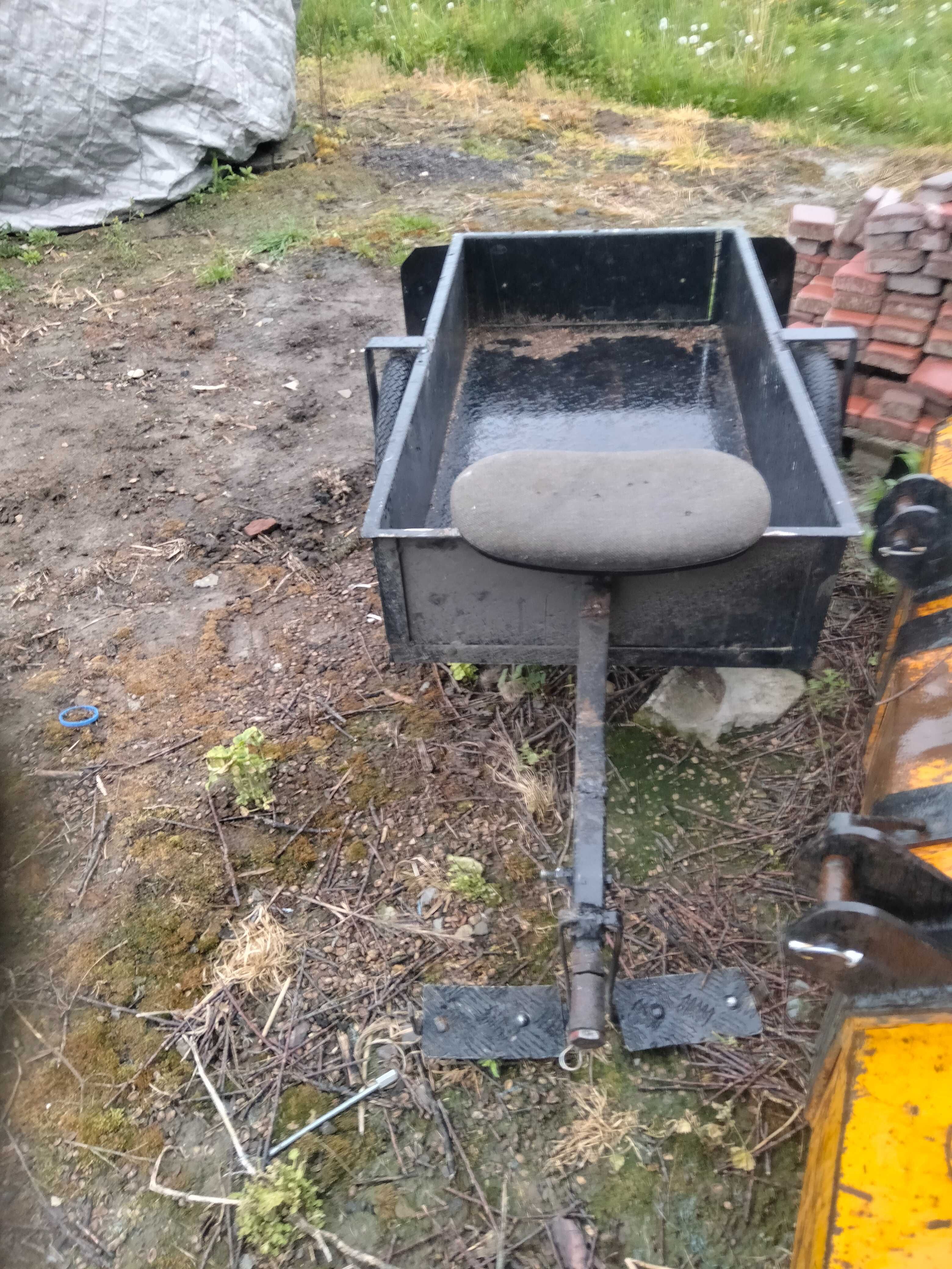 traktorek fm 70 caly osprzet plug przyczepka kosa mulczer