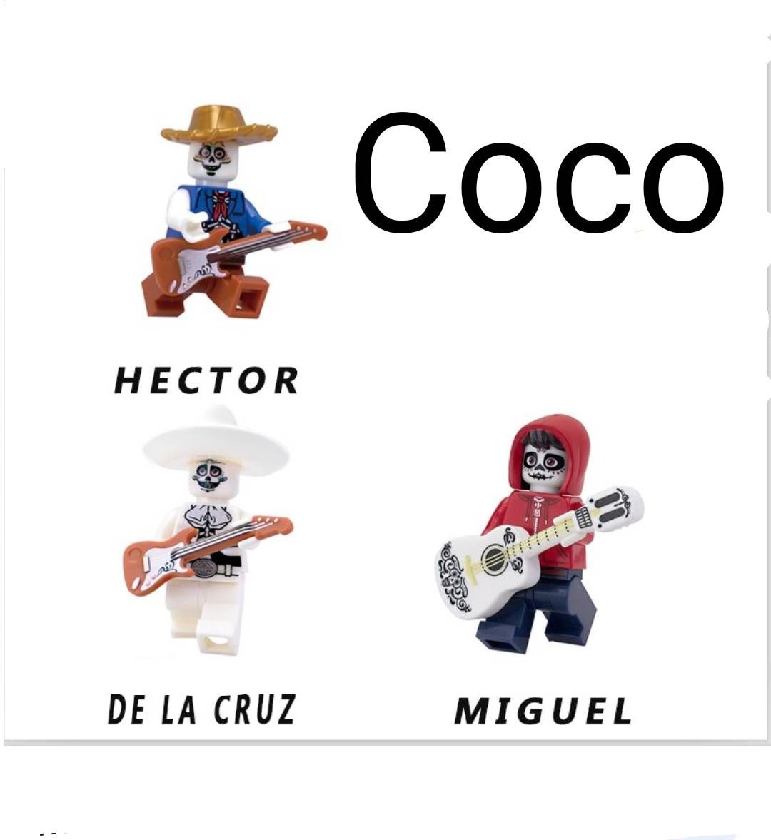 Nowe klocki zestaw Coco film w pełni kompatybilne z Lego