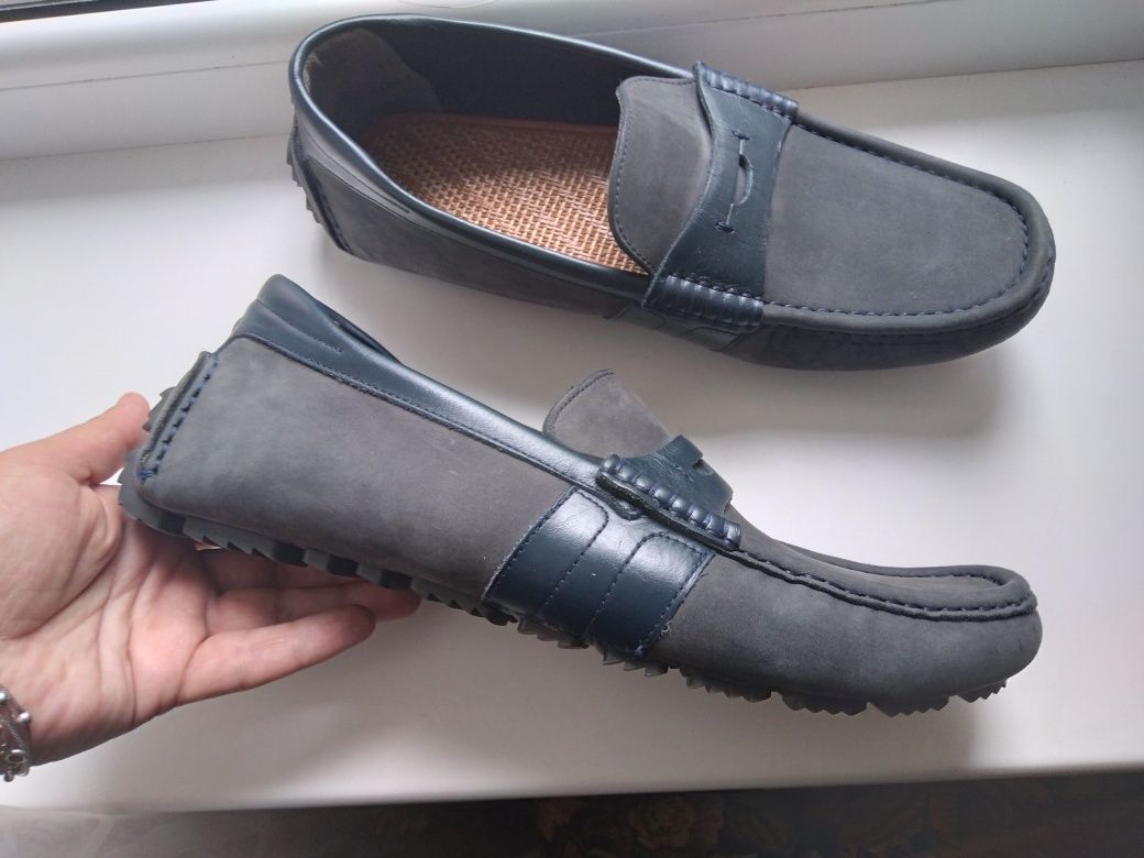 Мокасини Hugo Boss Mersedes,43-44 розмір, нубук
