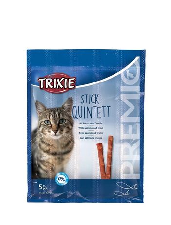 Лакомство, Палочки для кошек/котов Trixie PREMIO Quadro-Sticks 5 шт.