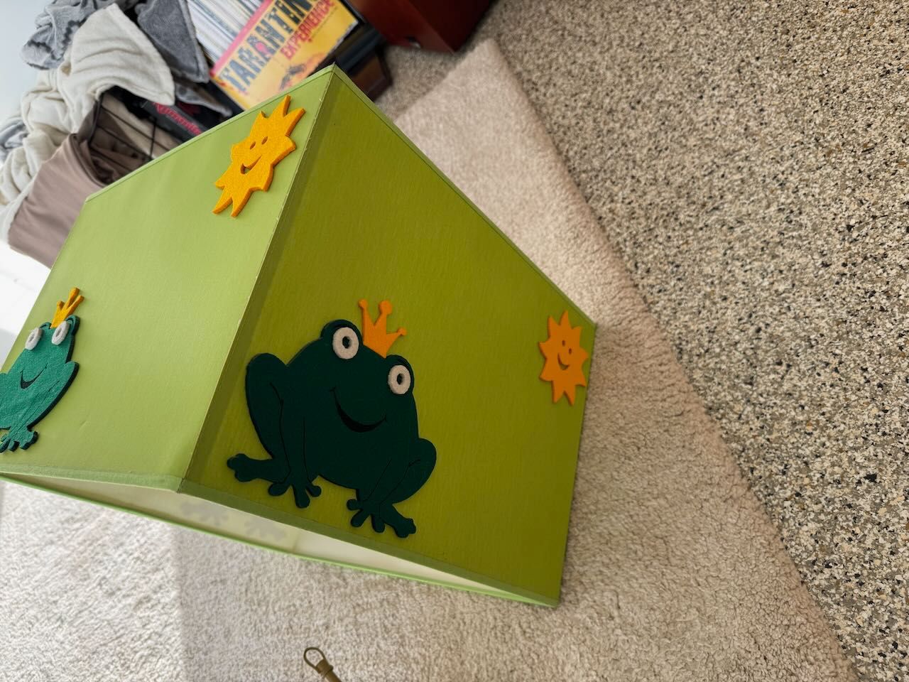 Lampka Lampa żyrandol Żabka Żaba dziecięca pokój dziecięcy