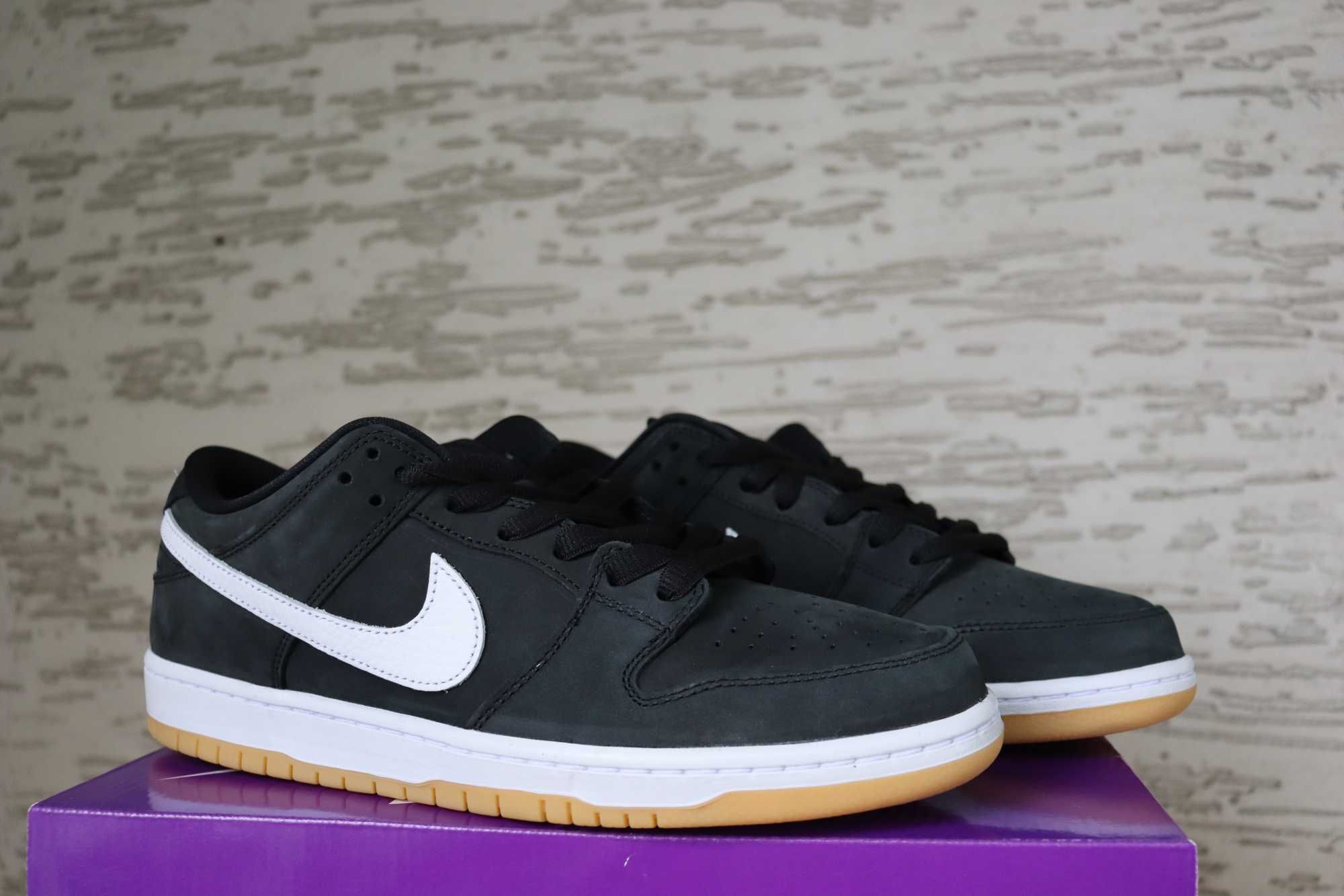 Nike Dunk Low SB Black Gum 42 *NOWE*