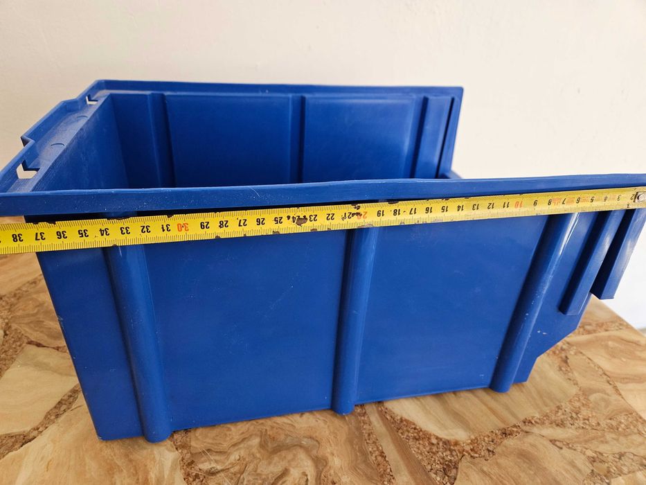 Pojemnik magazynowy 450x300x210mm CZARNY