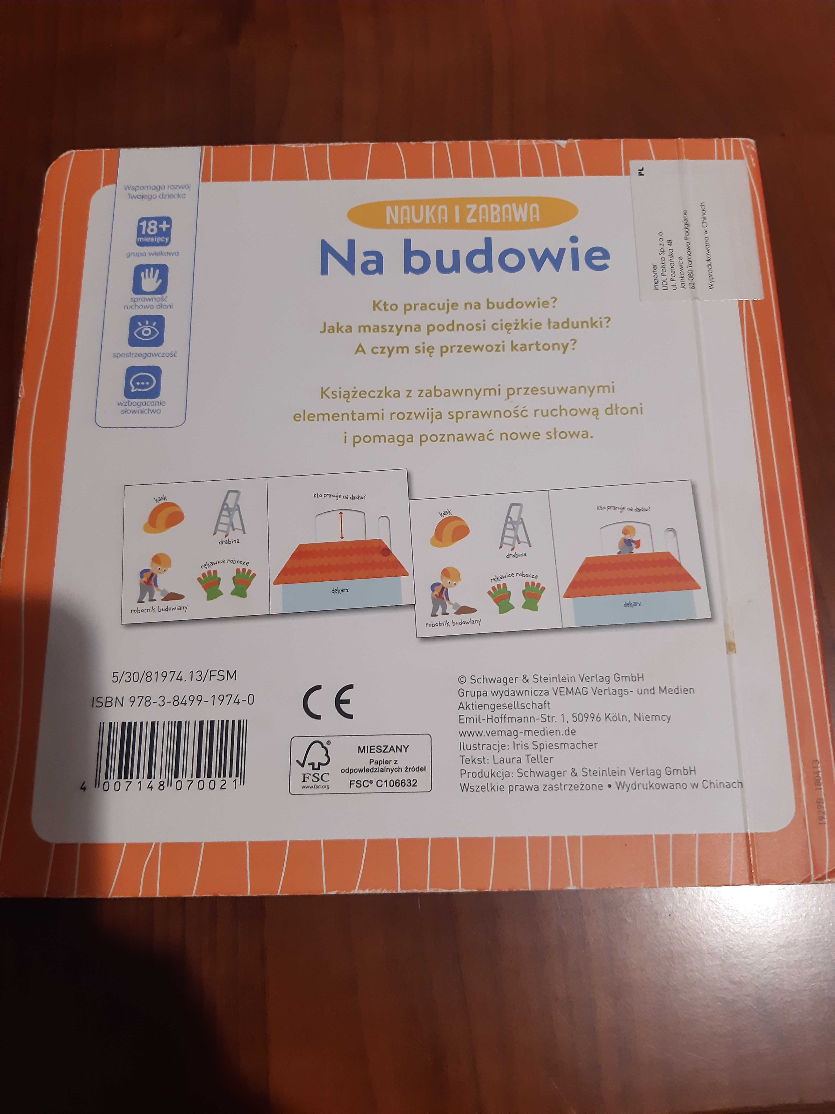Pojazdy na budowie. Nauka i zabawa
