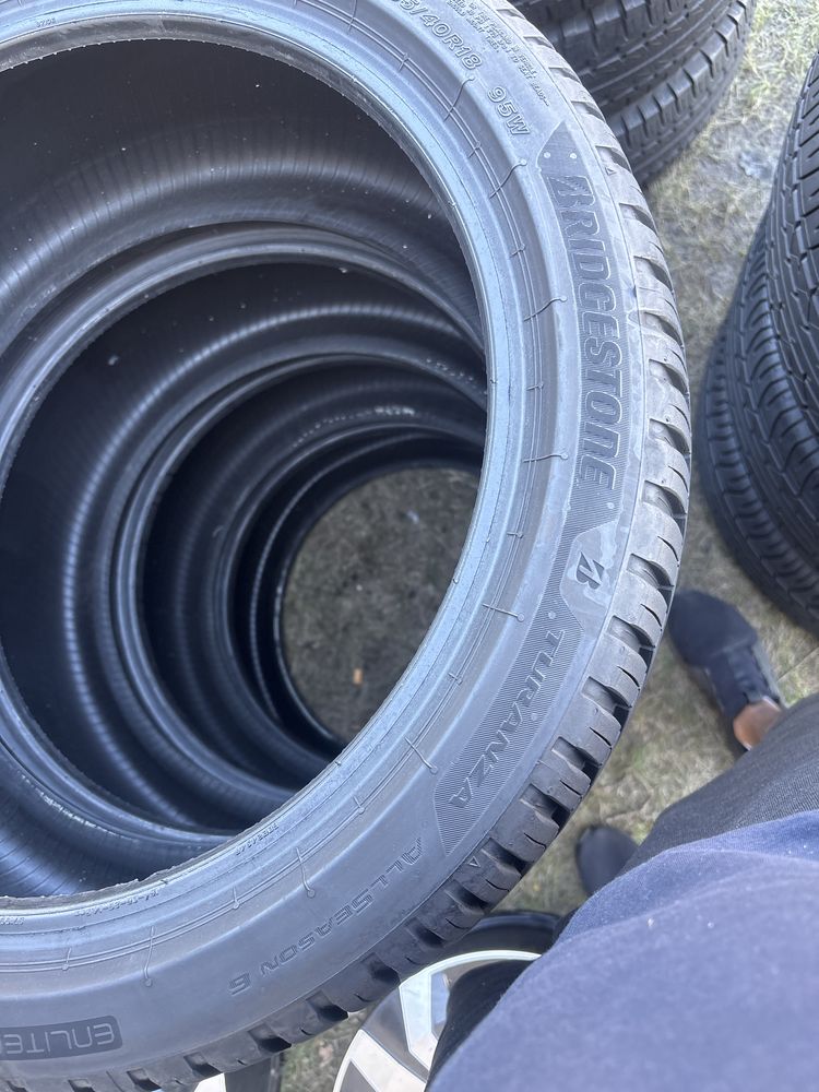 235.40.18 opony wielosezon bridgestone super stan z montazem