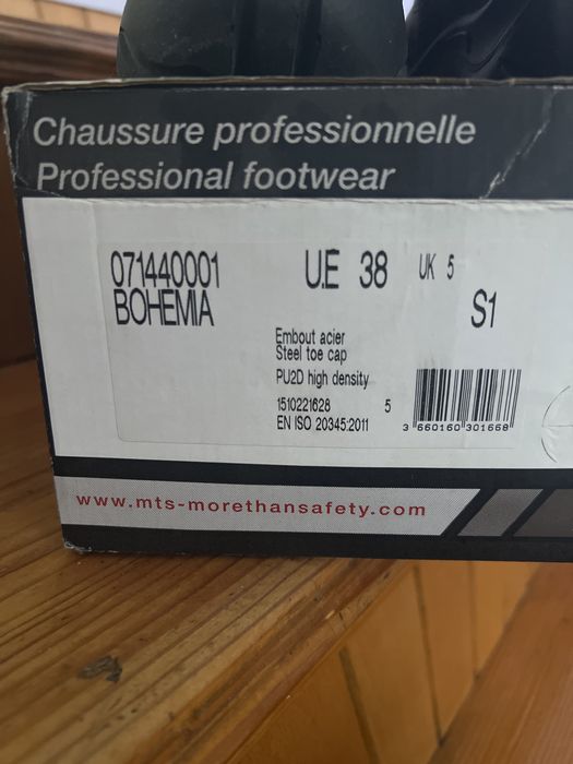 Buty robocze z blachą MTS r 38