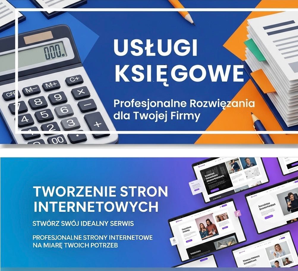 Usługi Księgowe | Usługi Kadrowo-Płacowe | Tworzenie Stroń www