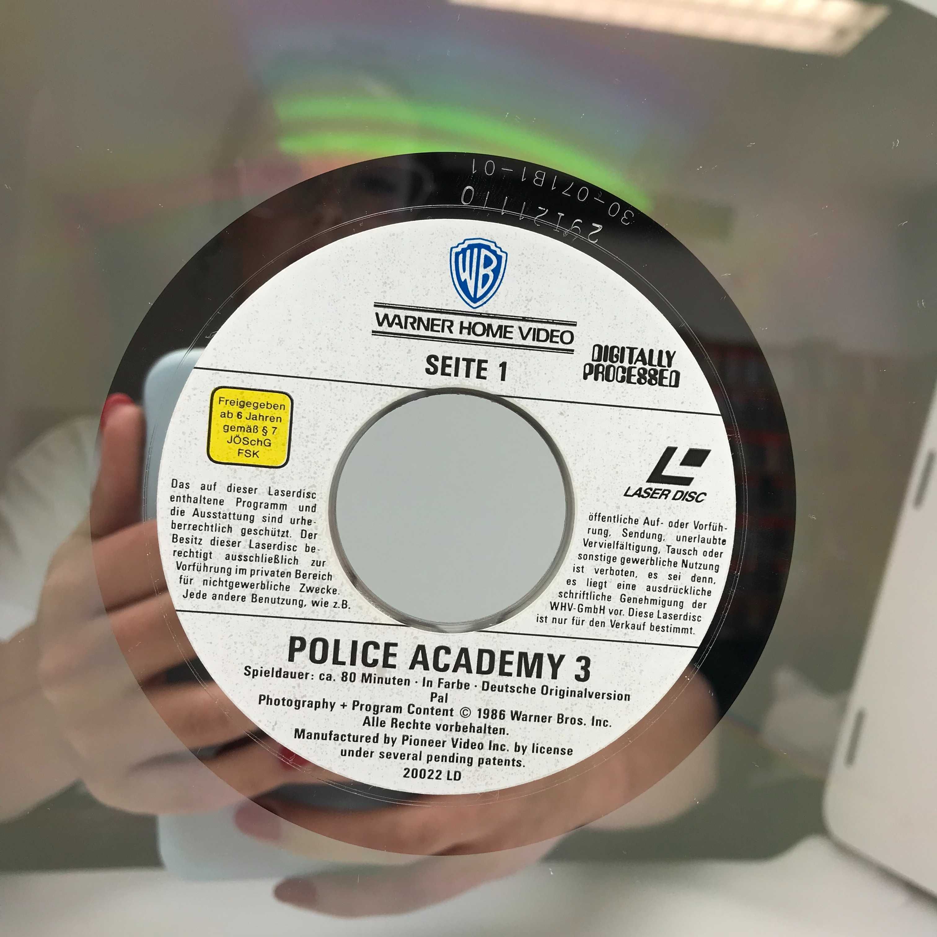 laser disc police academy 3