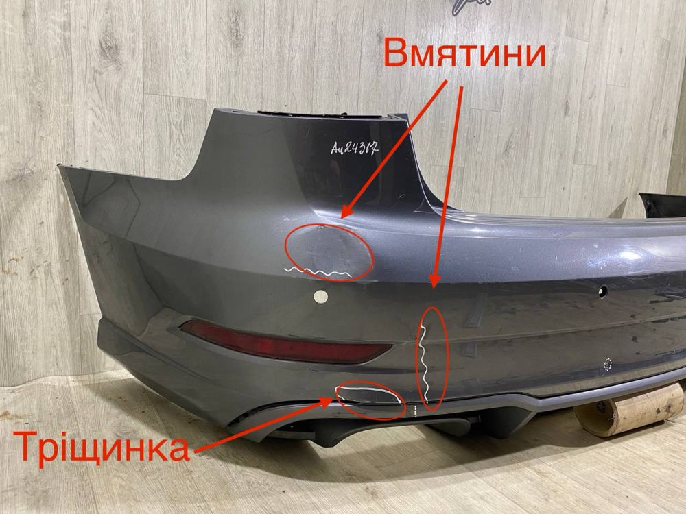 Бампер задний Audi A3 S line СЕДАН ЛИМУЗИН / 2017 2018 2019 2020 г.