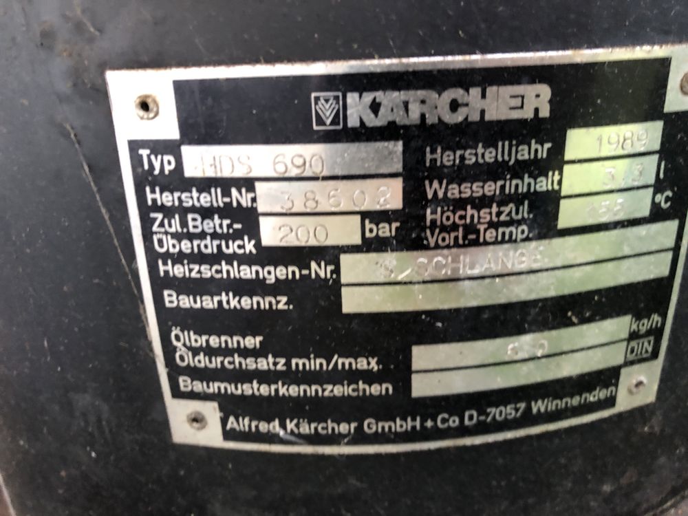 Karcher 990 690 silnik 1290 pompa wentylator głowica wezownica hds 690