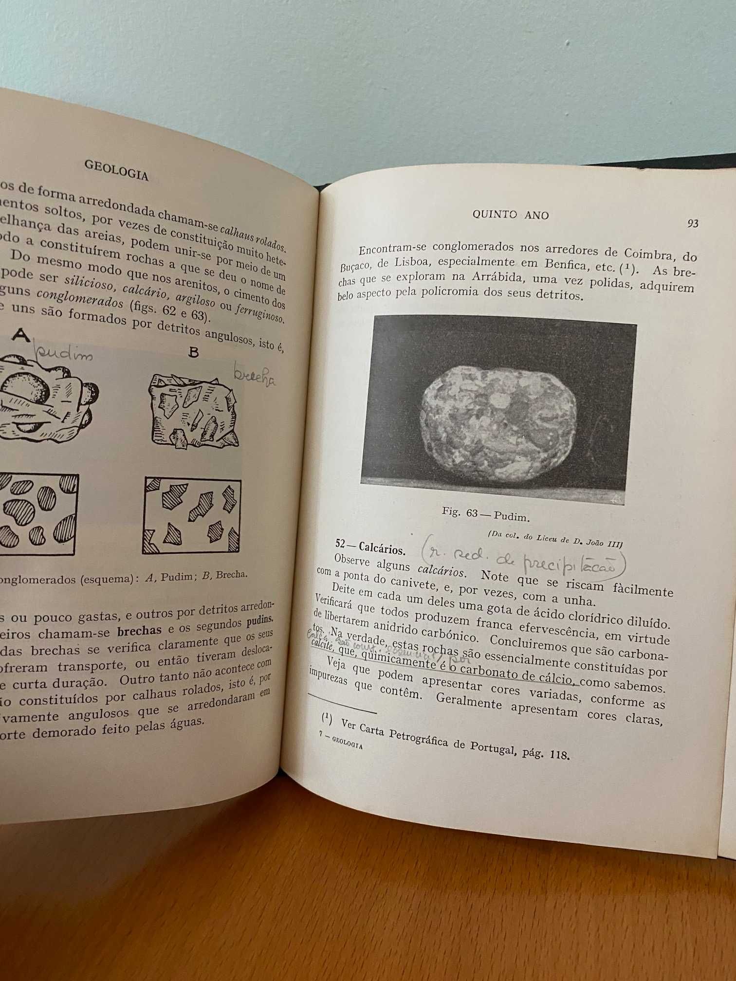 Compêndio de Mineralogia e Geologia - Manuel de Oliveira Faria