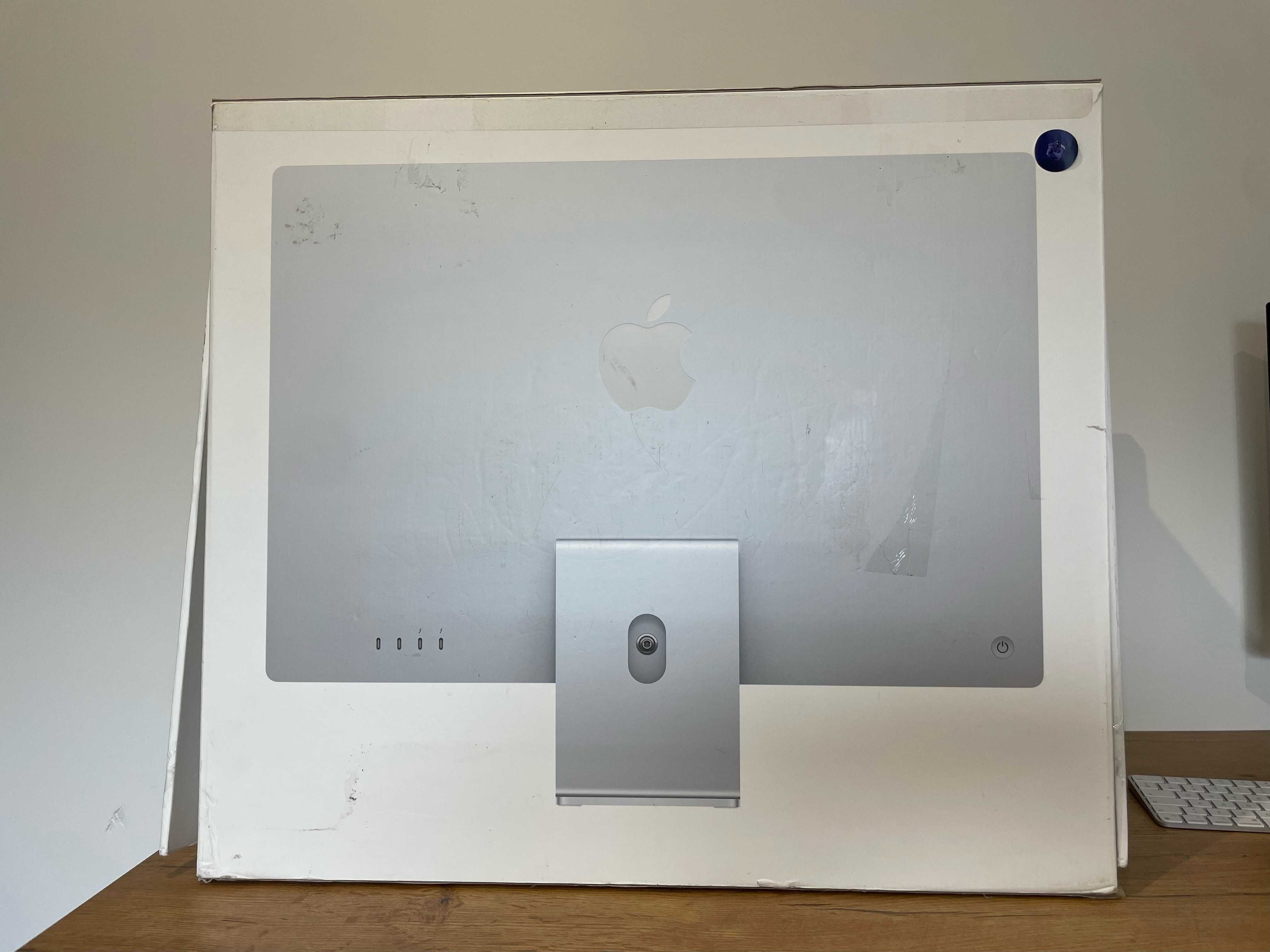 iMac 24 M1 Apple 8GPU 8CPU Touch iD Srebrny 8GB 256GB SSD 4K Retina