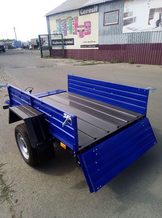 Прицепы в Одессе легковые одноосный для авто Кремень + Усиленные.