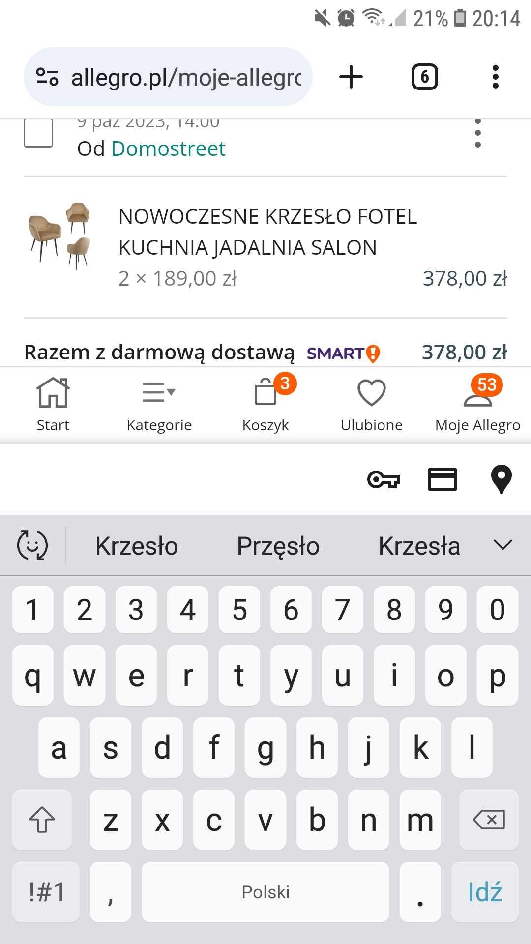 Zestaw, komplet wypoczynkowy 2 krzesła +stolik kawowy