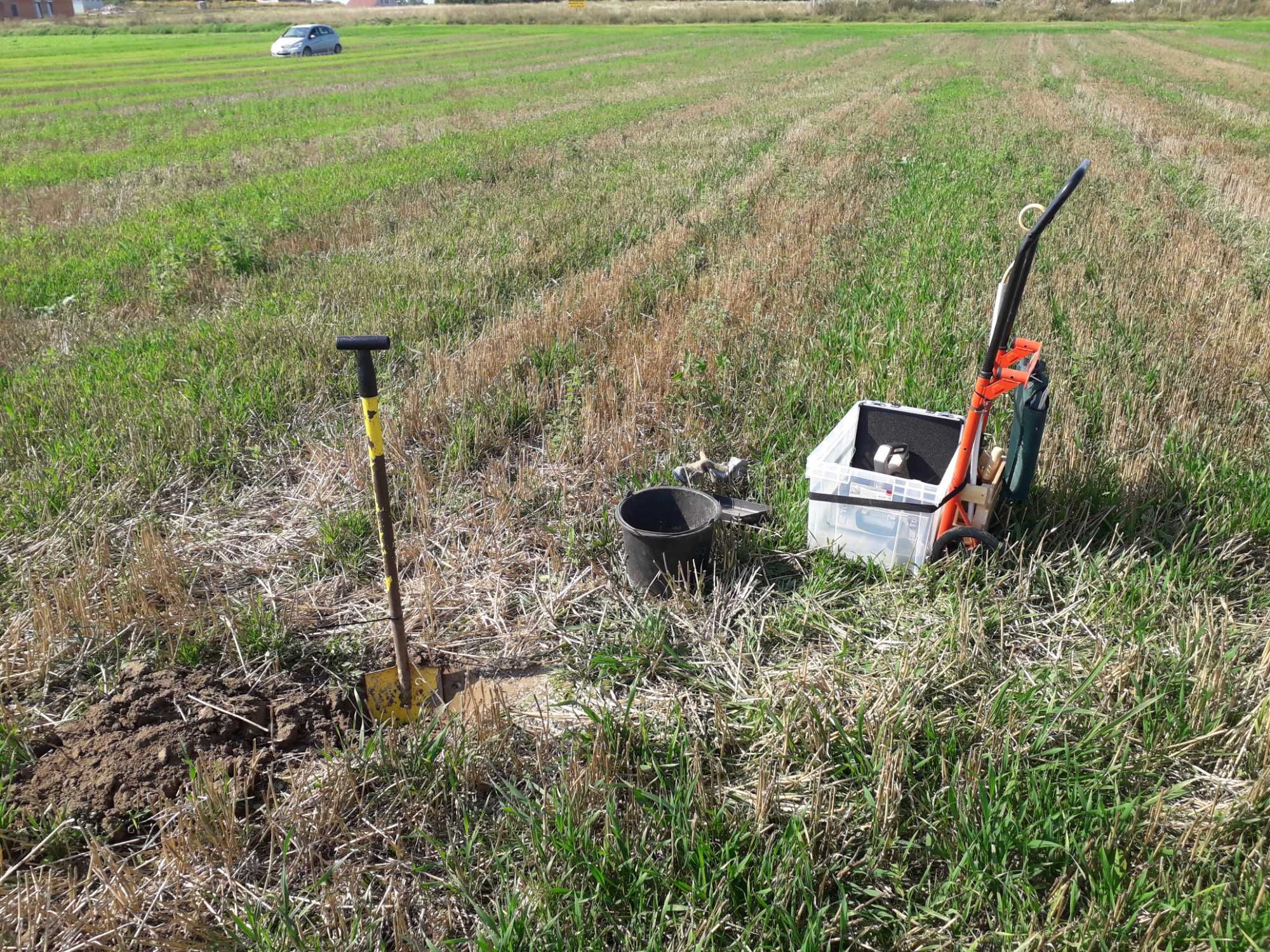 analiza gleby pobór prób gleby  mapy aplikacyjne pobór na AZOT