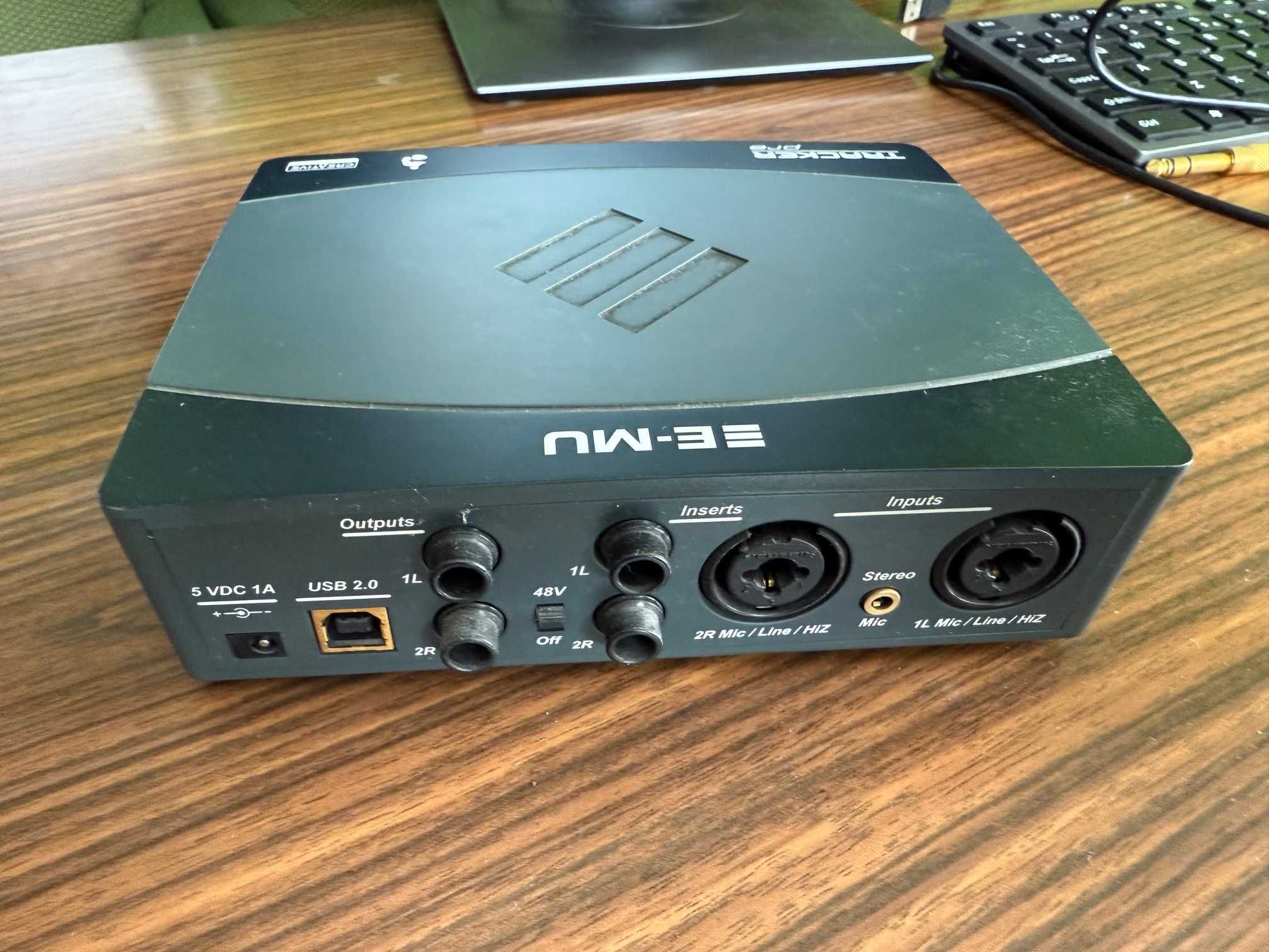 Interfejs audio E-MU Tracker Pre karta dźwiękowa USB zewnętrzna