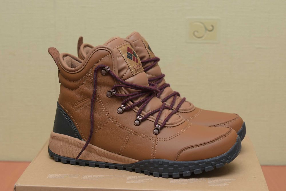 Оригінал Мужские кожаные утепленные ботинки Columbia Fairbanks Rover 2