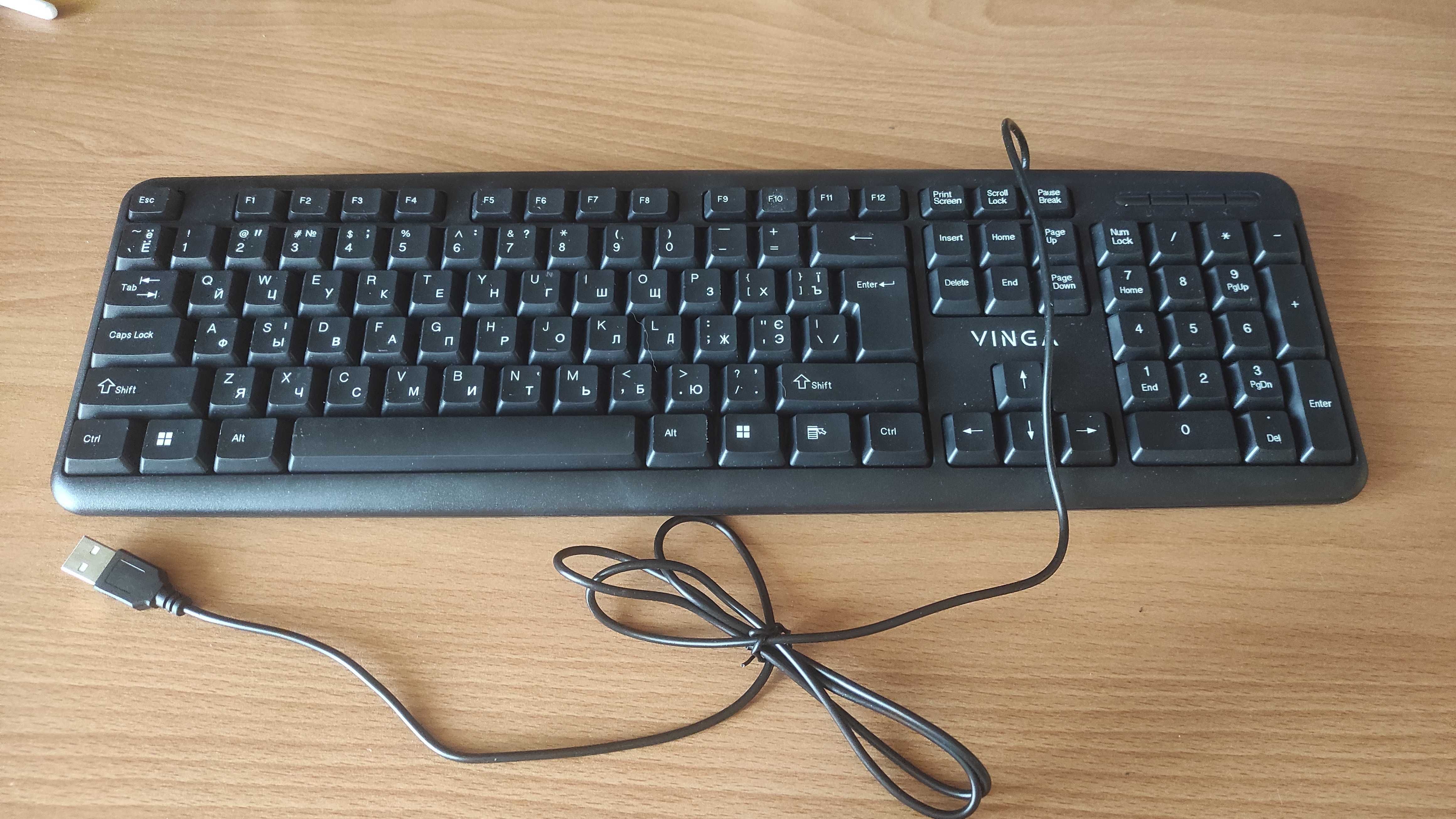 клавиатура + мышь (Vinga и Qilive) проводные (usb)