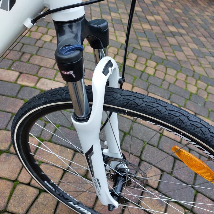 Jak Nowy Rower Merida Crossway 40 r. L 52cm Shimano Altus 3x9 Biały