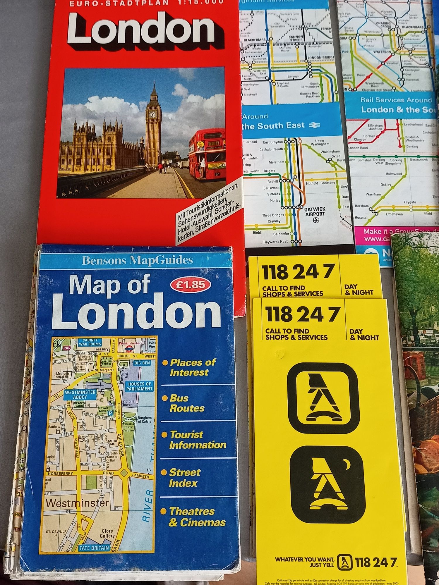 Mapy , Mapki , Plany - Londyn